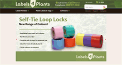 Desktop Screenshot of labels4plants.co.uk